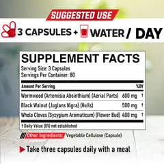 Close-up of bottle showing 240 vegan capsules