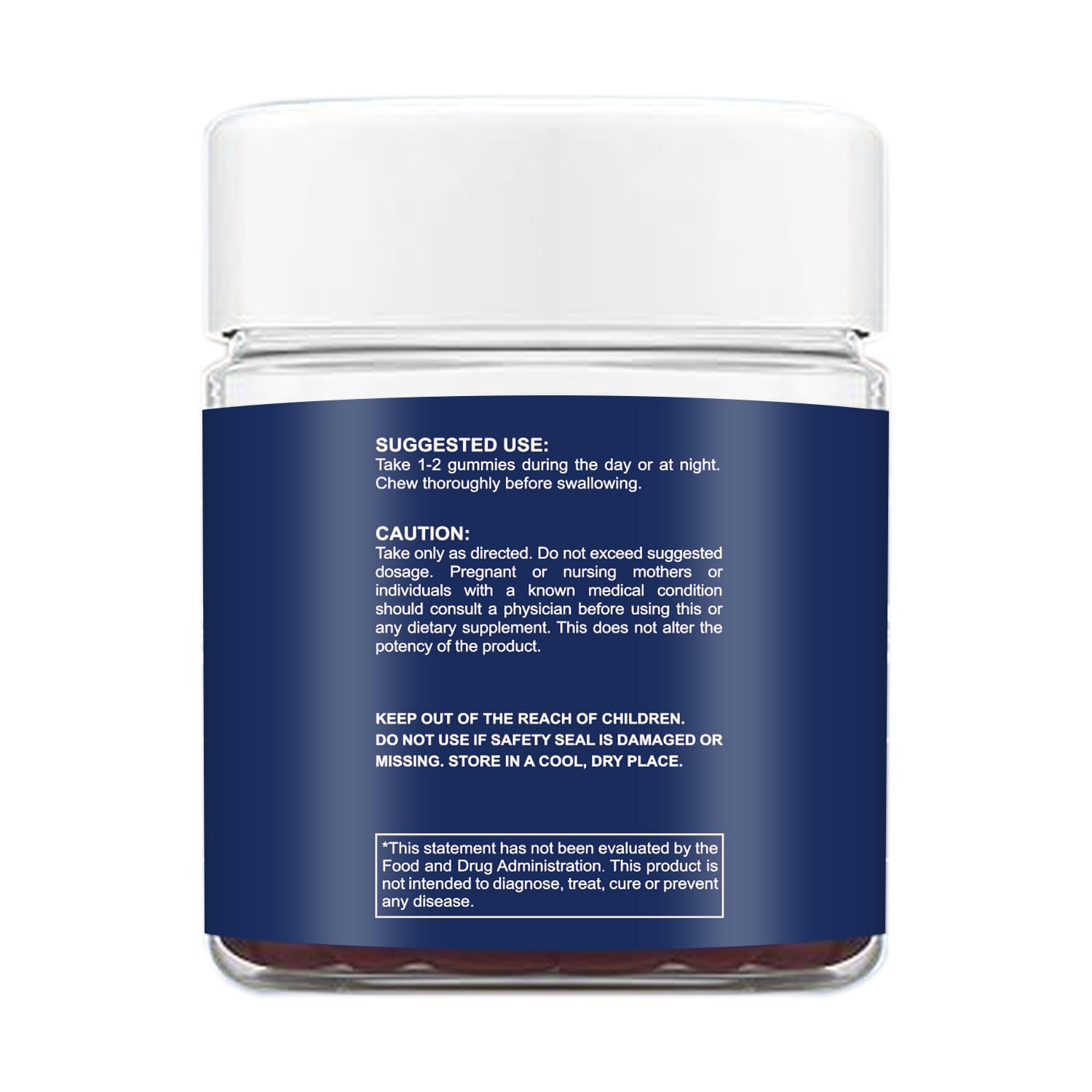 Close-up of Deep Calmly Magnesium Complex Gummies