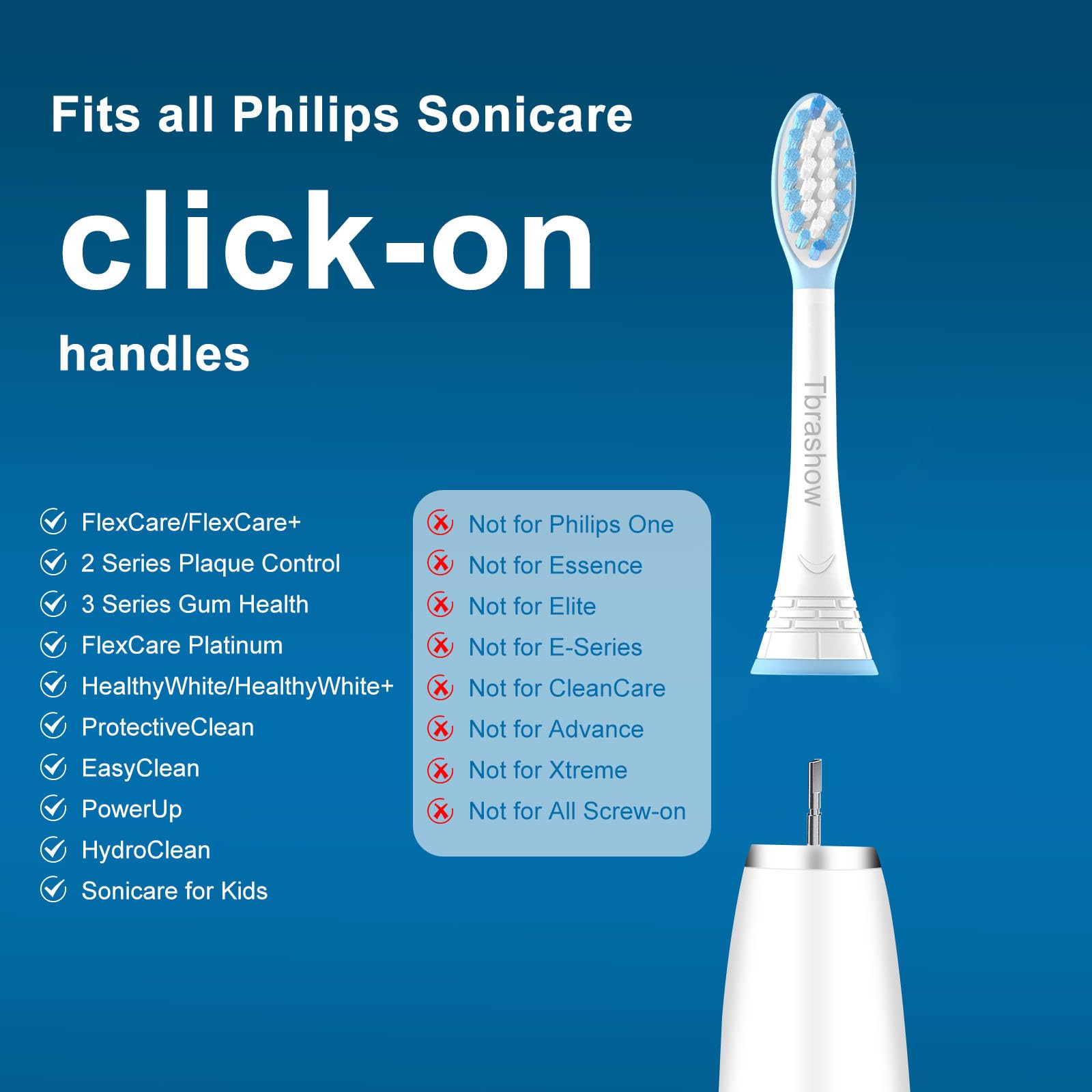 High-quality DuPont bristles for deep cleaning