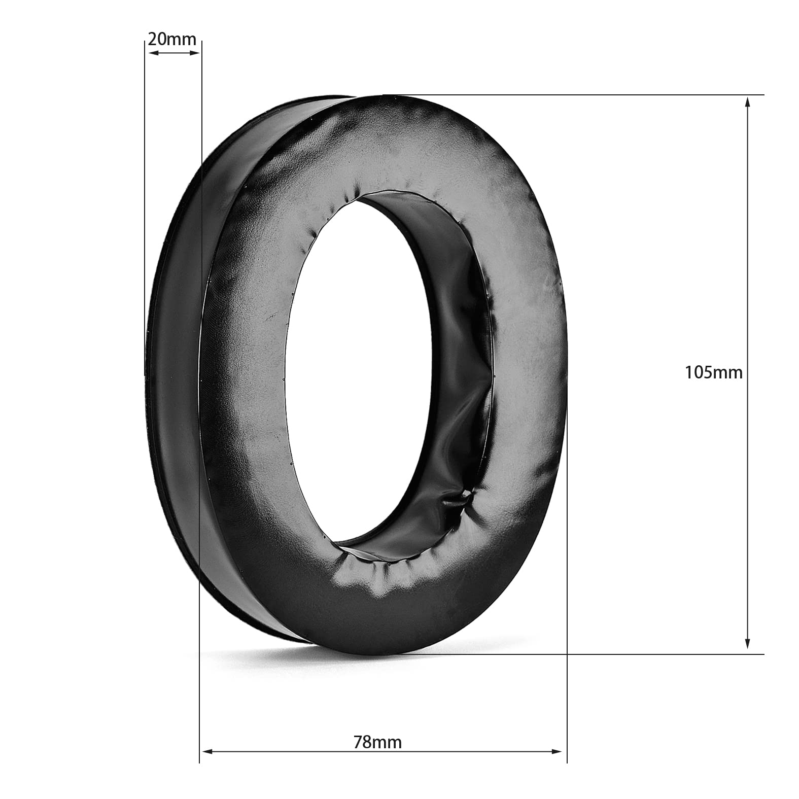 Silicone gel material ear cushion for defean replacement pads