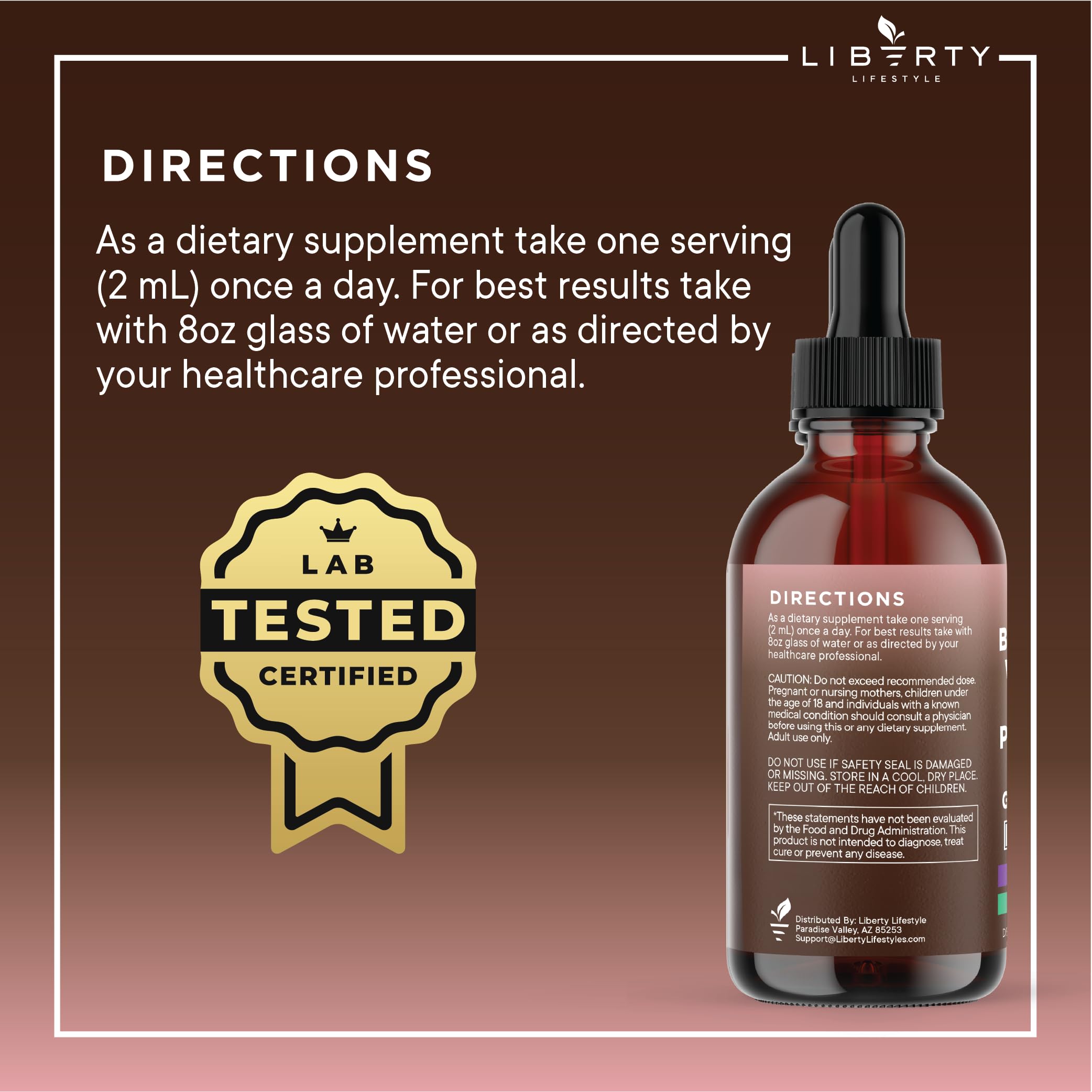 Product shot highlighting packaging and gut health benefits