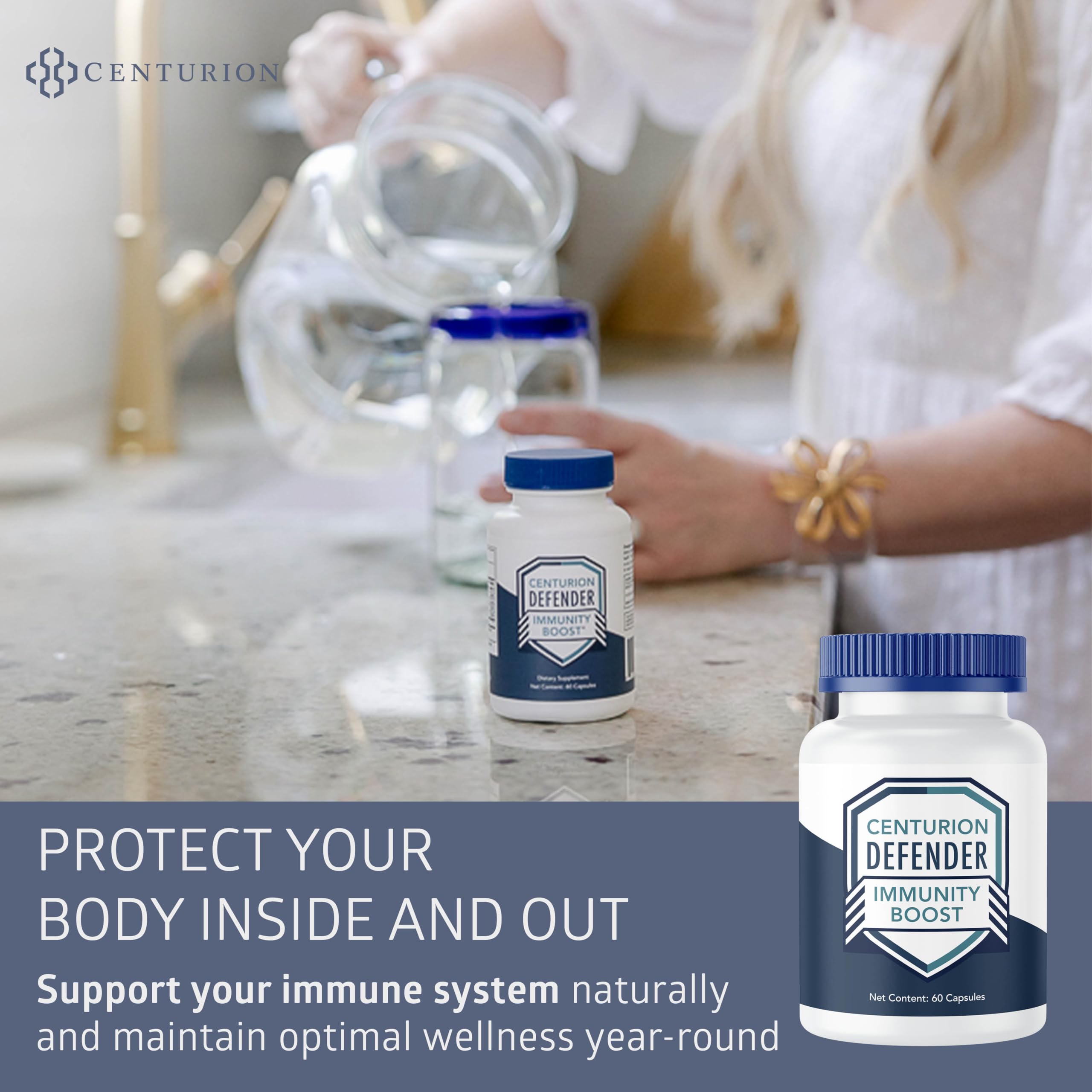 Graphic showing the 5 immune-boosting ingredients