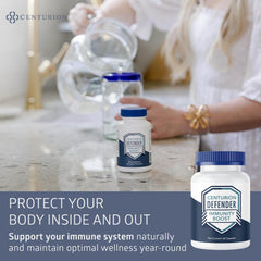 Graphic showing the 5 immune-boosting ingredients