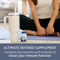 Nutrition facts panel for Defender Immunity Boost