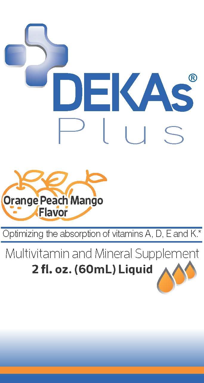 Orange-Peach-Mango flavor DEKAs Plus Liquid