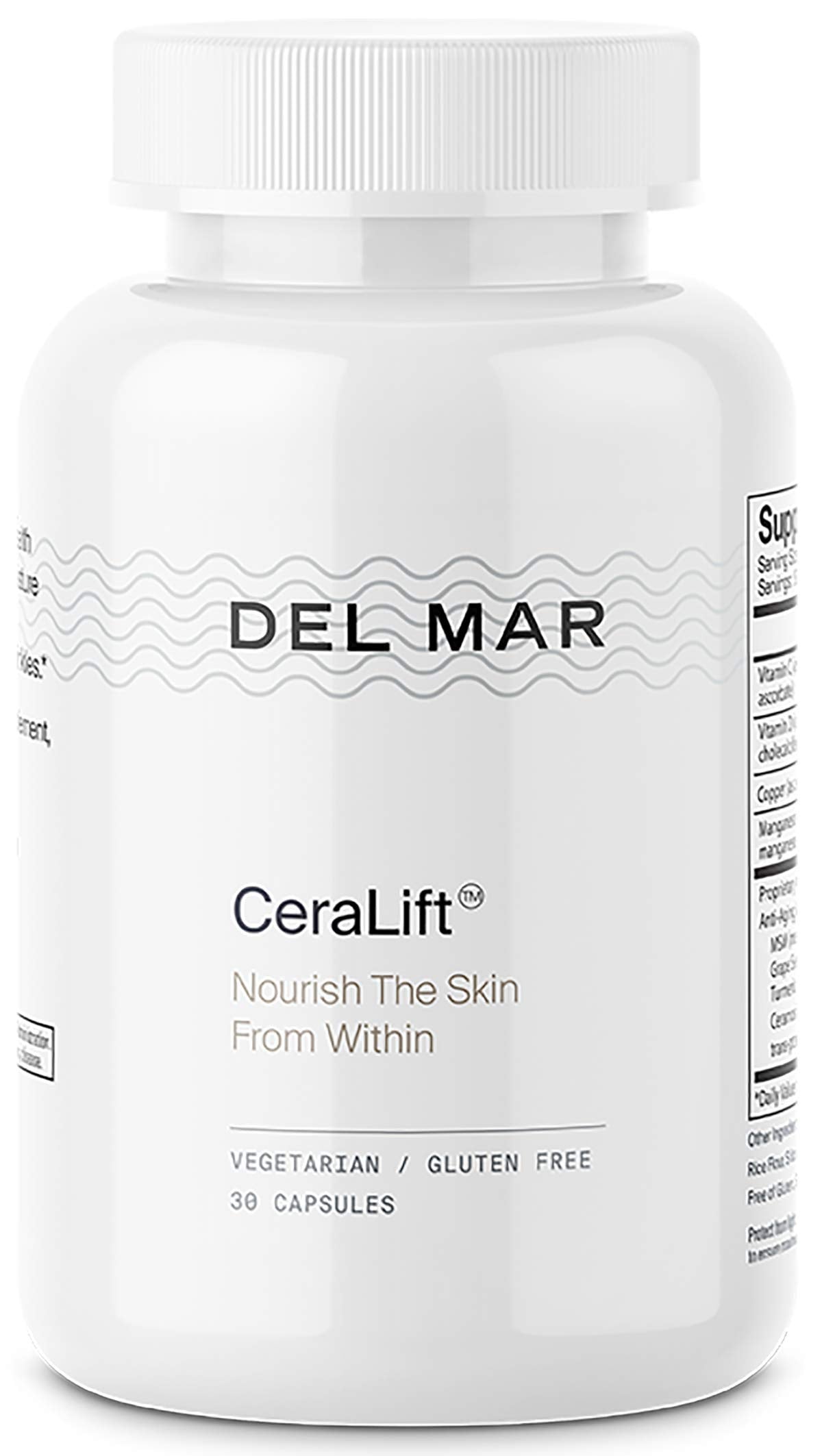 Del Mar Labs CeraLift bottle and label