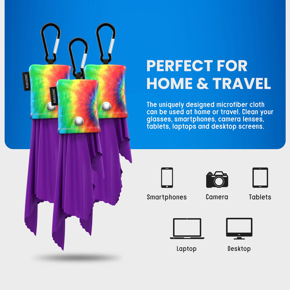Safe-for-delicate-screens microfiber cloth cleaning phones and devices