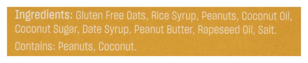 Deliciously Ella Peanut Butter Oat Bar held in hand for on-the-go energy.