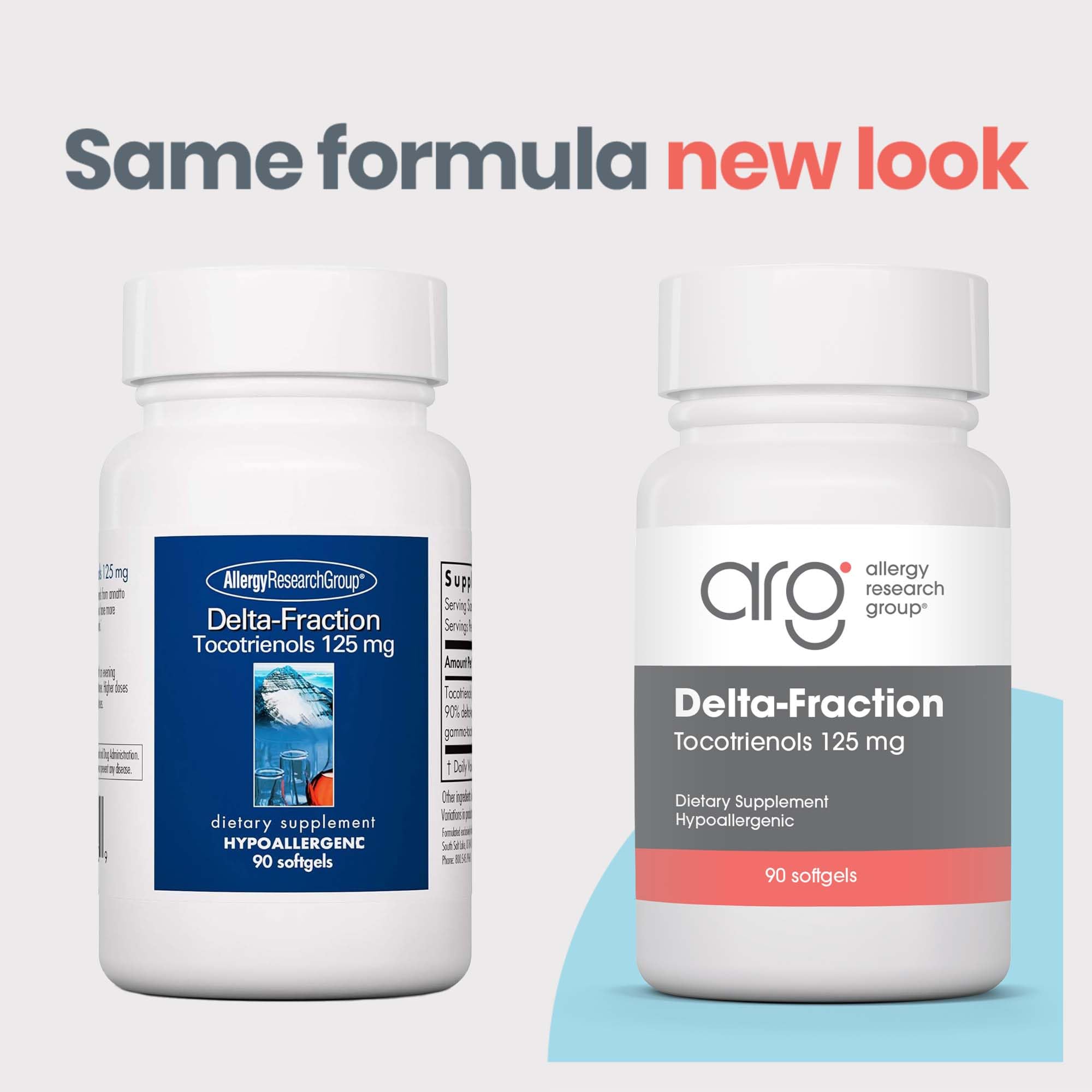 Close-up of translucent golden tocotrienol softgels