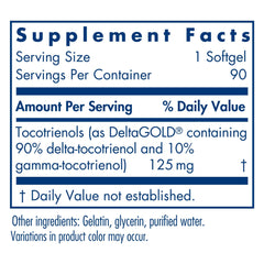 Delta-Fraction Tocotrienols softgels close-up