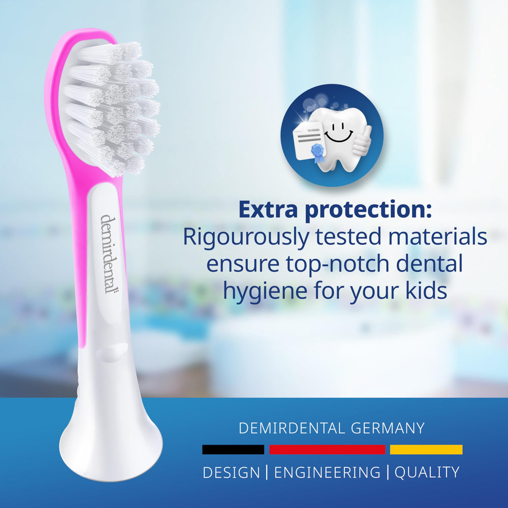 Magenta Demirdental mini head compatible with Philips Sonicare Kids