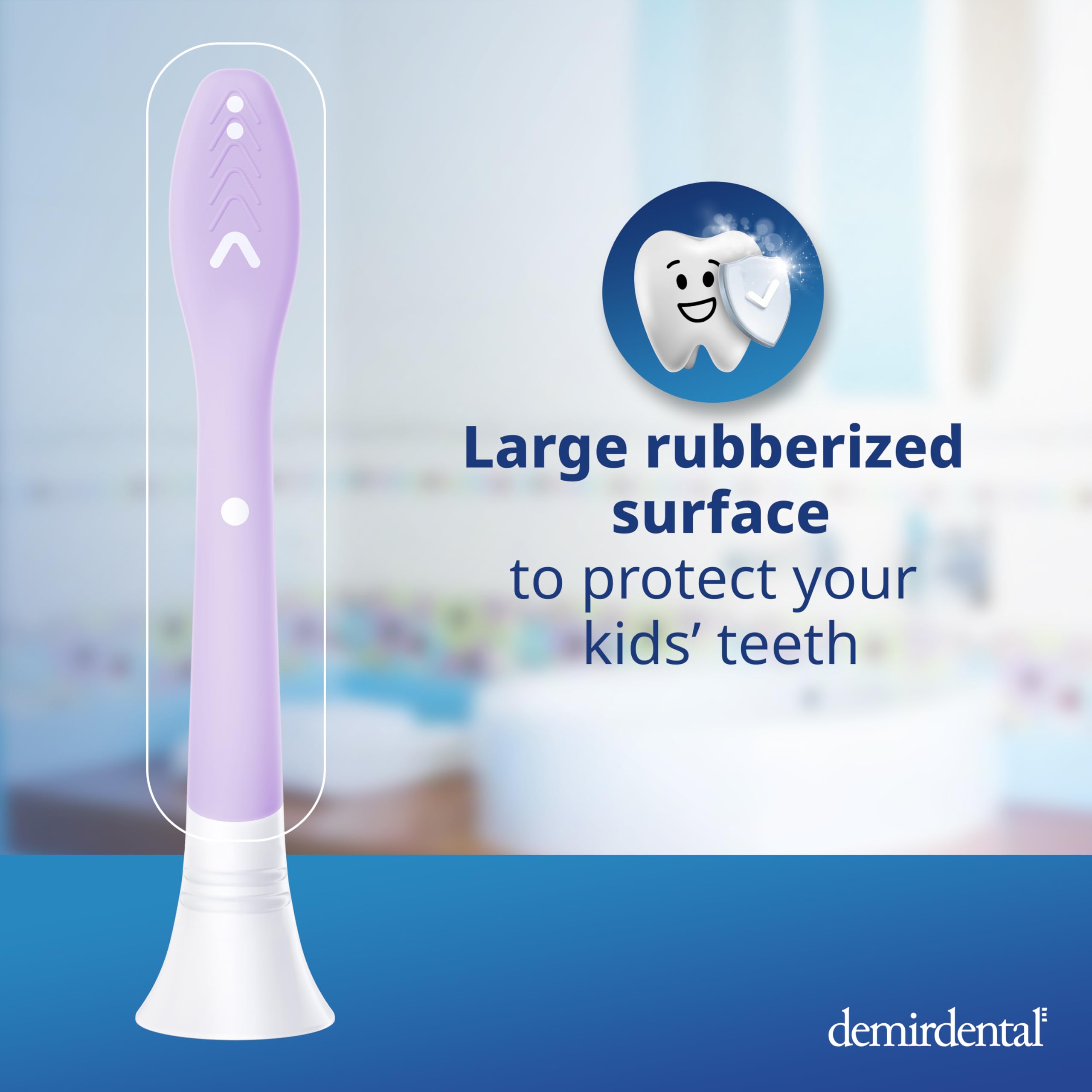 Compact head designed for small children's mouths