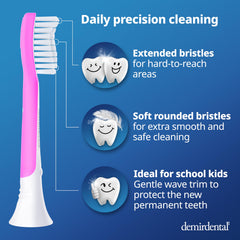 Compact head designed for small children's mouths