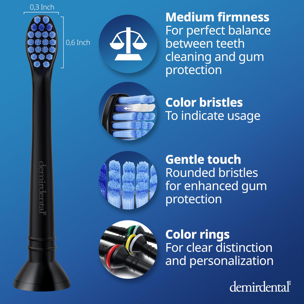 German-engineered demirdental replacement toothbrushes tested by institutes