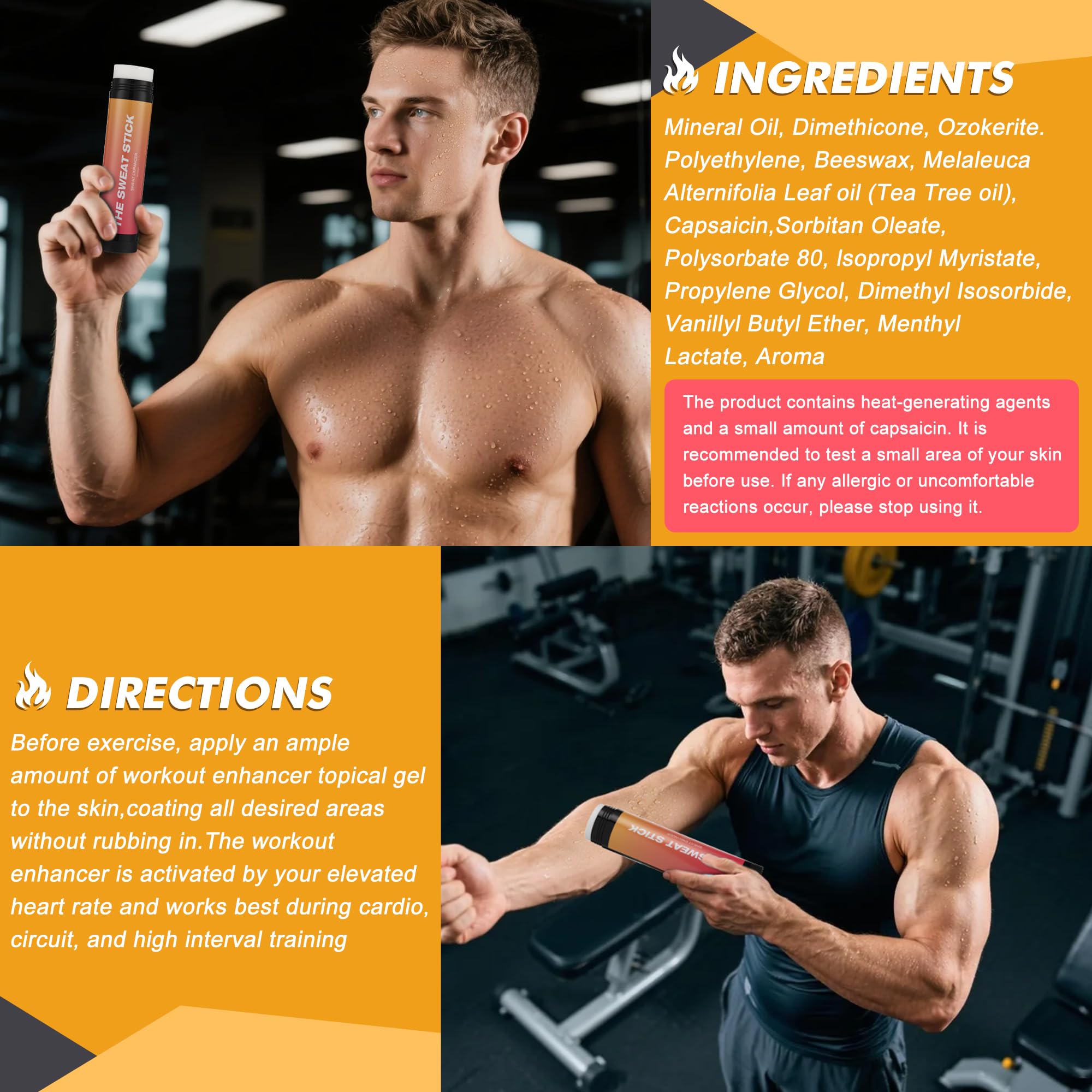 Demissle Sweat Gel Stick on legs highlights fast-absorbing, non-greasy feel