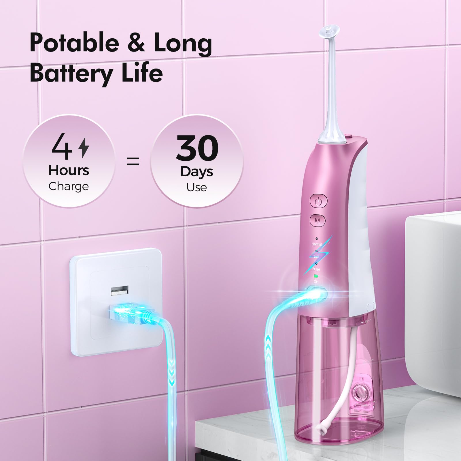 IPX7 waterproof design for safe use around water