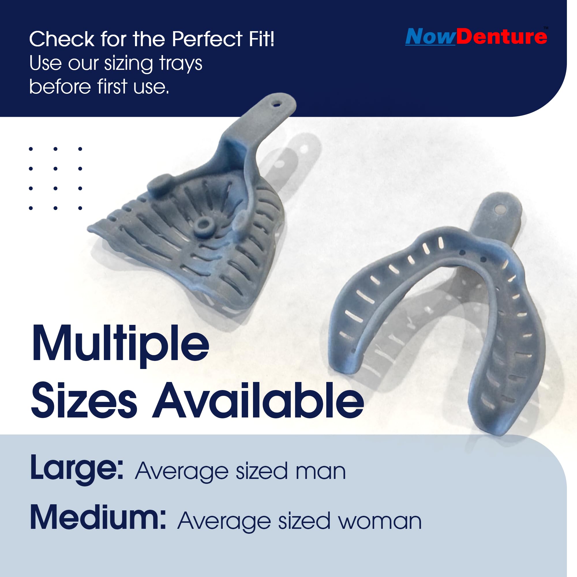 Dental adhesive and smoothing paper included in the kit