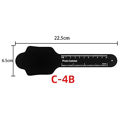 Dental contraster kit board - angled view for photography