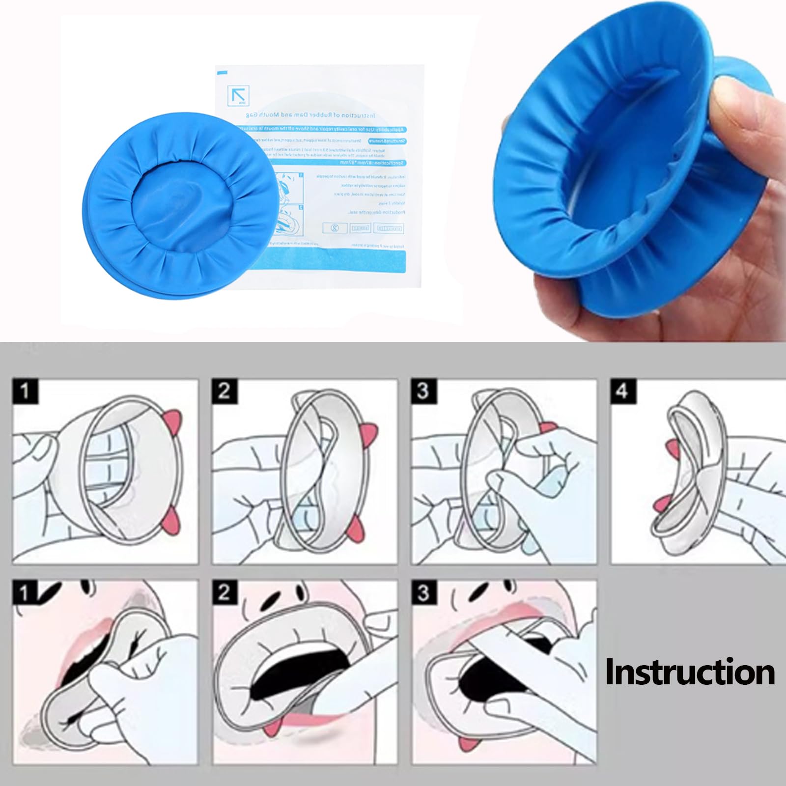 3.4 inch diameter retractors suitable for most mouths