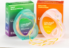 Floss strands infused with Hydroxyapatite and Xylitol