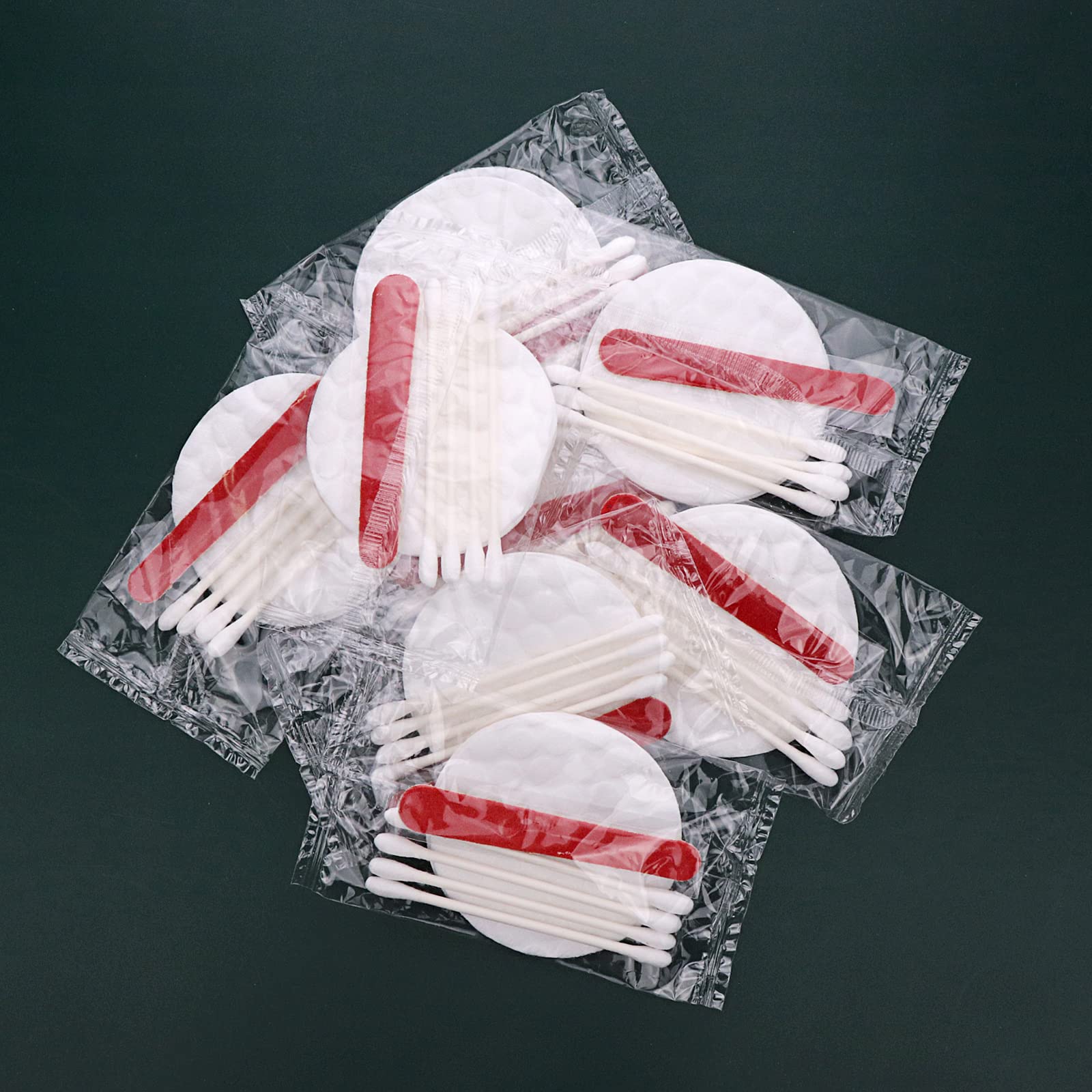 Illustration of dental floss picks bundle with travel items