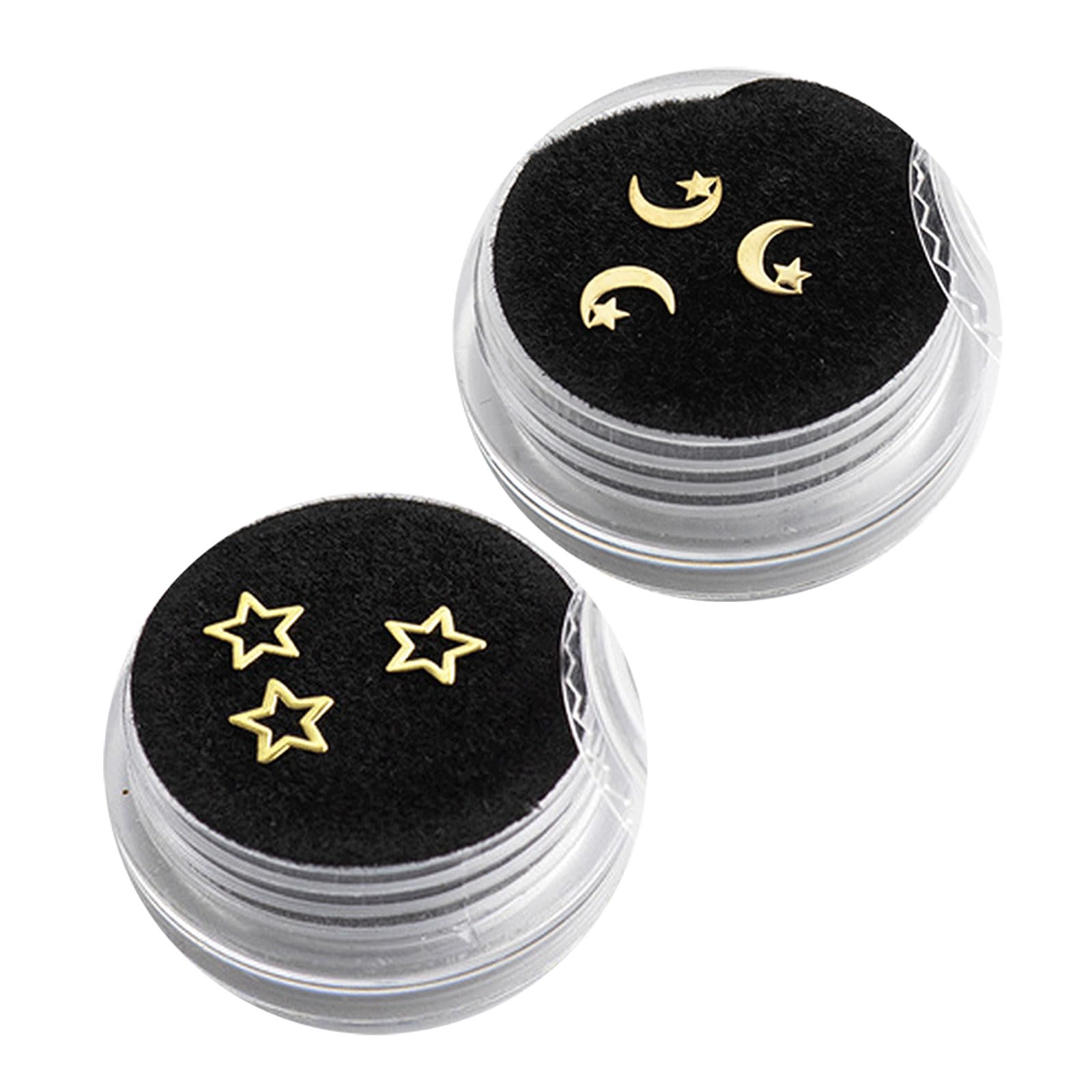 Assorted tooth gem shapes including cross, moon, and glitter