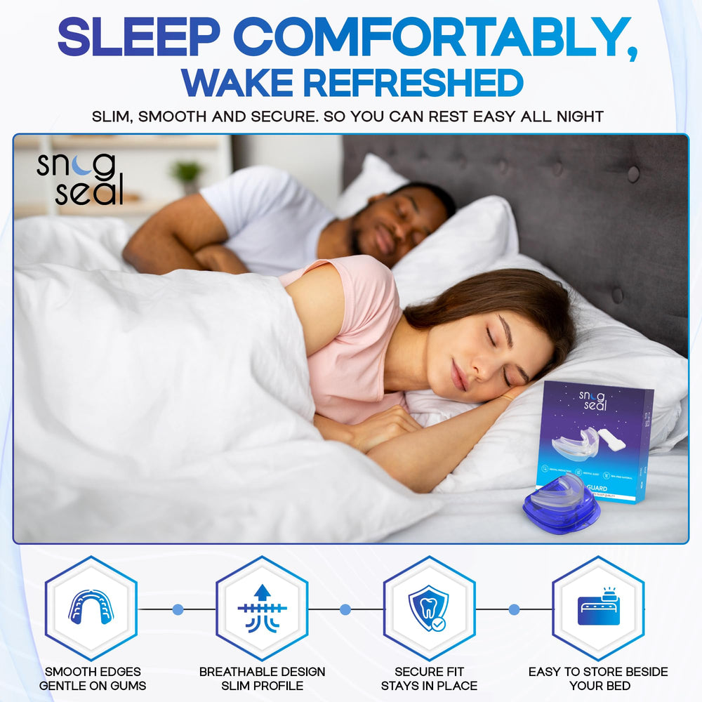 Protects against teeth grinding and clenching