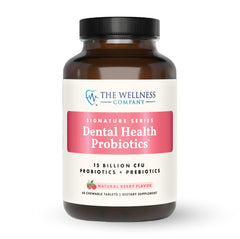The Wellness Company Dental Health Probiotic bottle front view