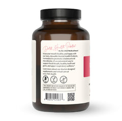 Close-up of the 60 chewable tablets