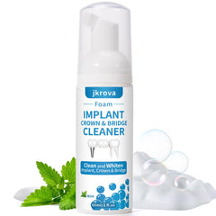 Dental Implant Cleaner Foam bottle and packaging