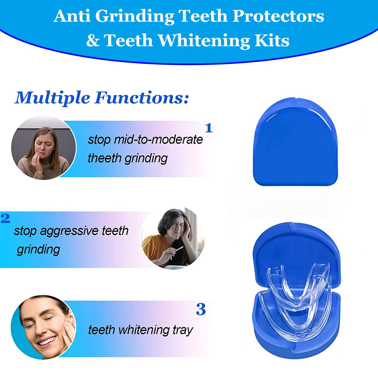 Close-up of dental night guard for bruxism