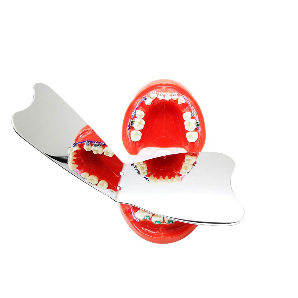 Double-sided dental orthodontic intraoral mirror