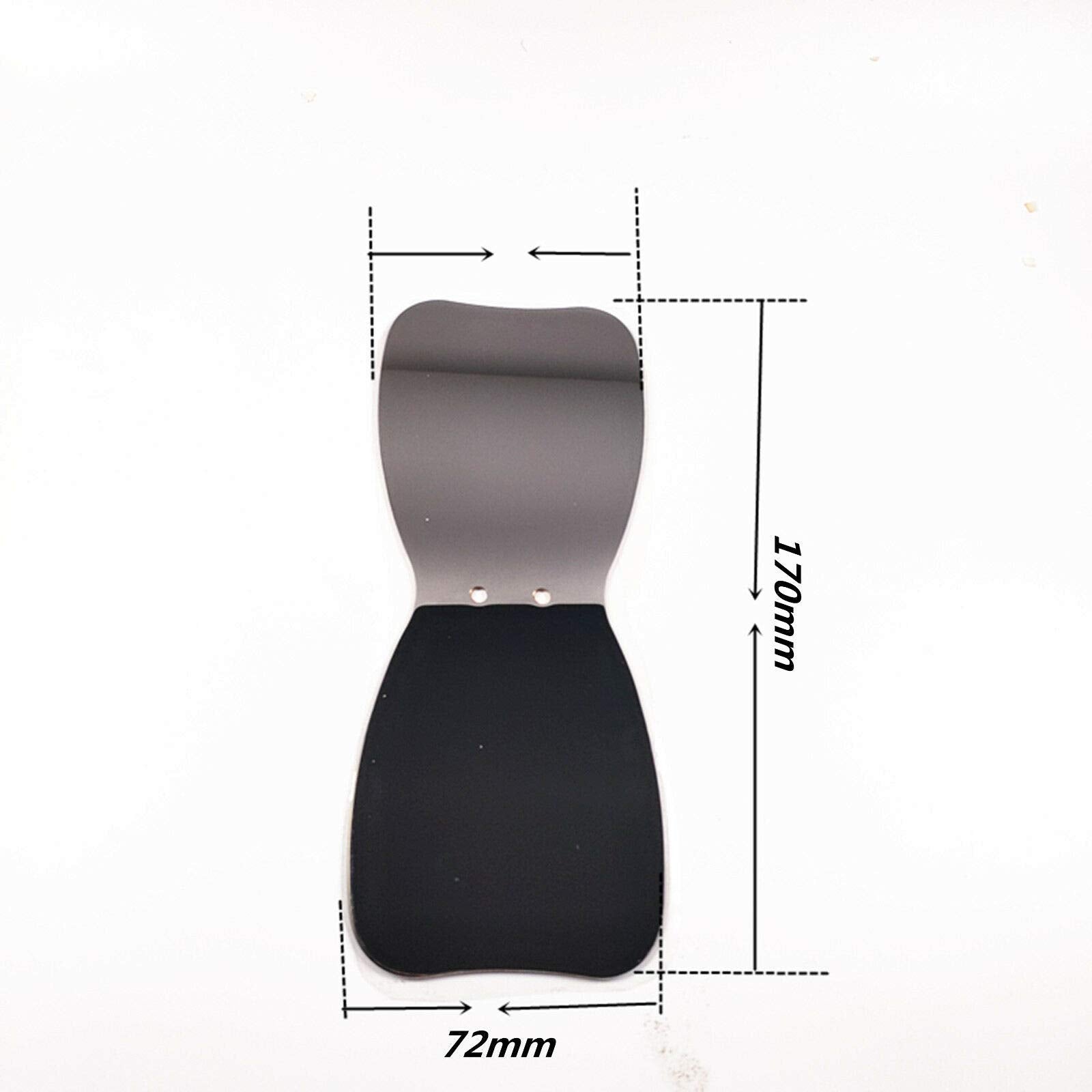 Intraoral orthodontic mirror available in large, medium, and small sizes