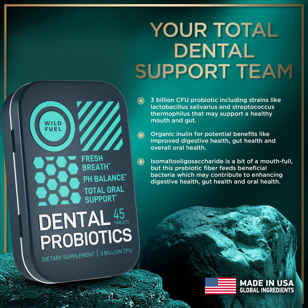 Key probiotic strains list: L. acidophilus, Paracasei, Reuteri, Casei, Salivarius, Rhamnosus