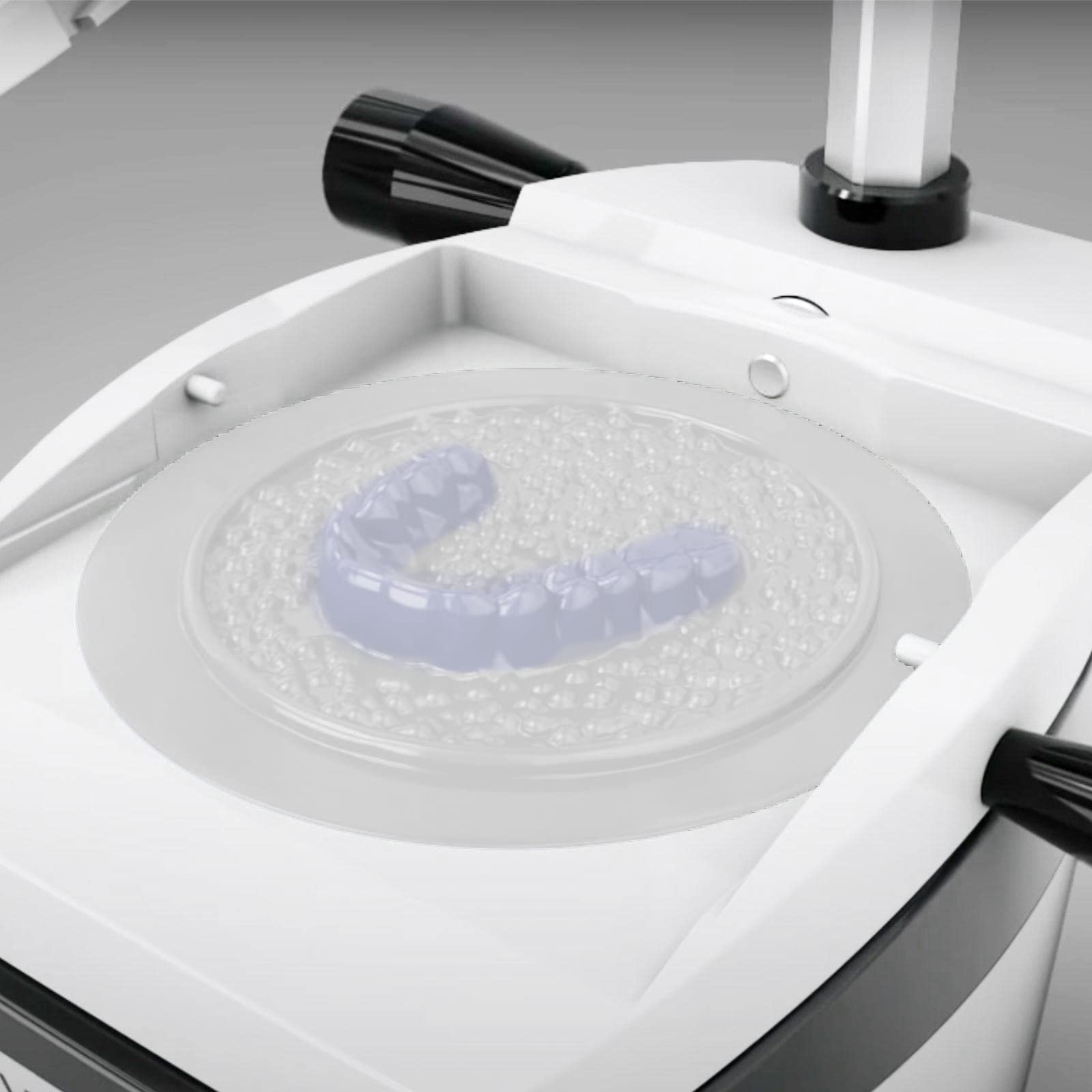 Thermoforming material for vacuum forming machines in dental labs
