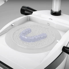 Thermoforming material for vacuum forming machines in dental labs