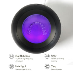 UV lamp integrated in the ultrasonic cleaner