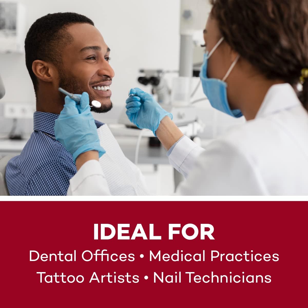 Dental clinic use bundle with bibs and gum picks