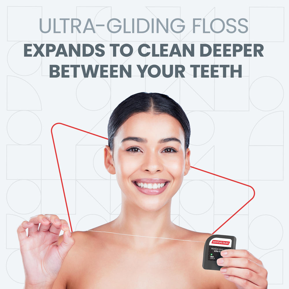 Floss expands to fill gaps between teeth