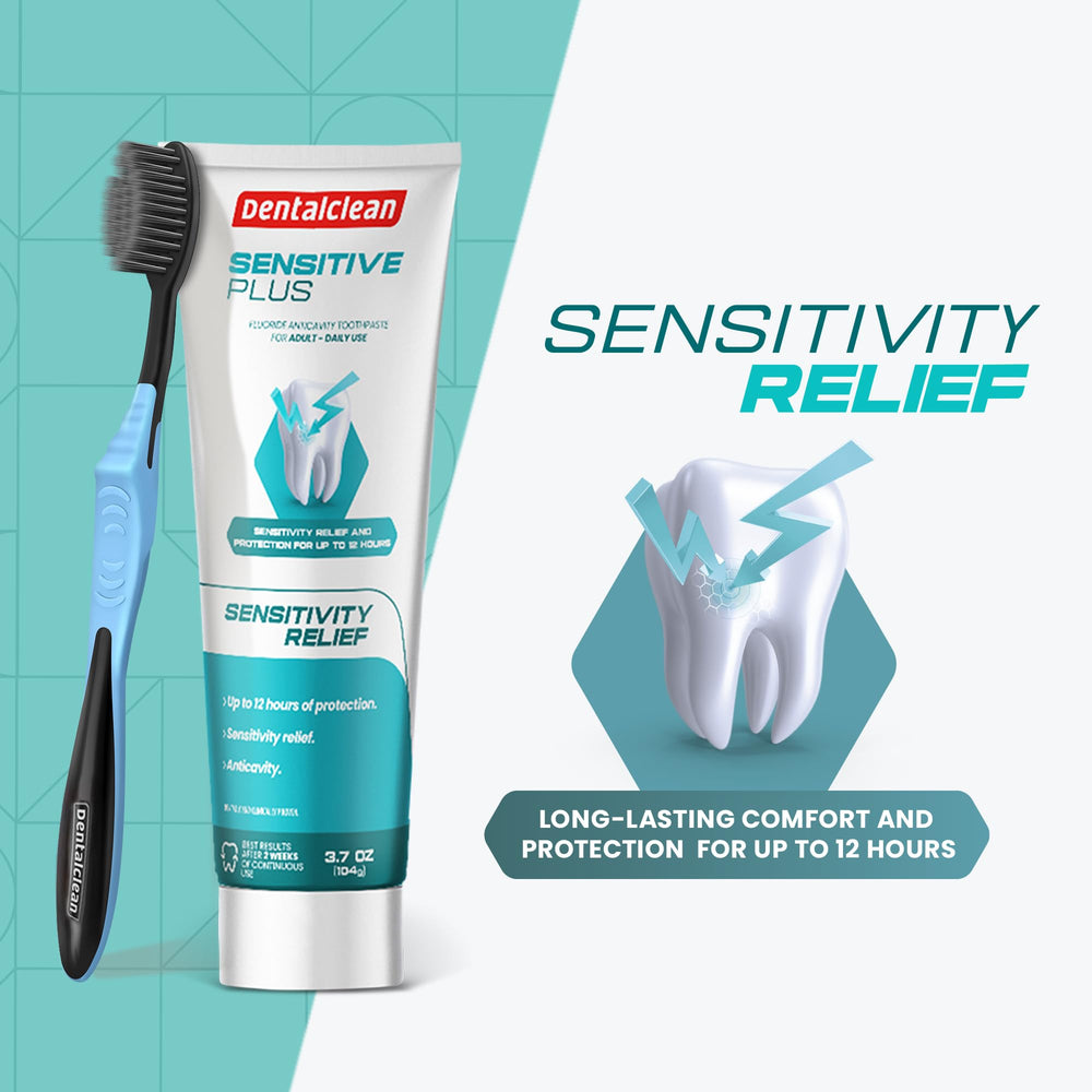 Close-up of gel-based whitening formula for sensitivity relief