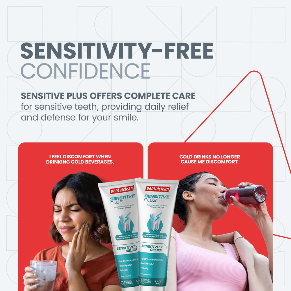 Front packaging of DentalClean Pack 4 Toothpaste Gel