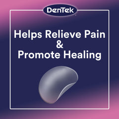 DenTek Canker Relief patches 6-count box side view