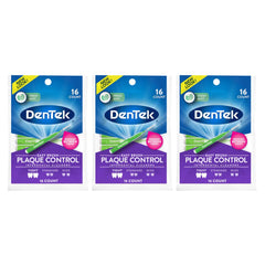 DenTek Easy Brush Fresh Mint Tight Interdental Cleaners 16-count Pack of 3 - product image