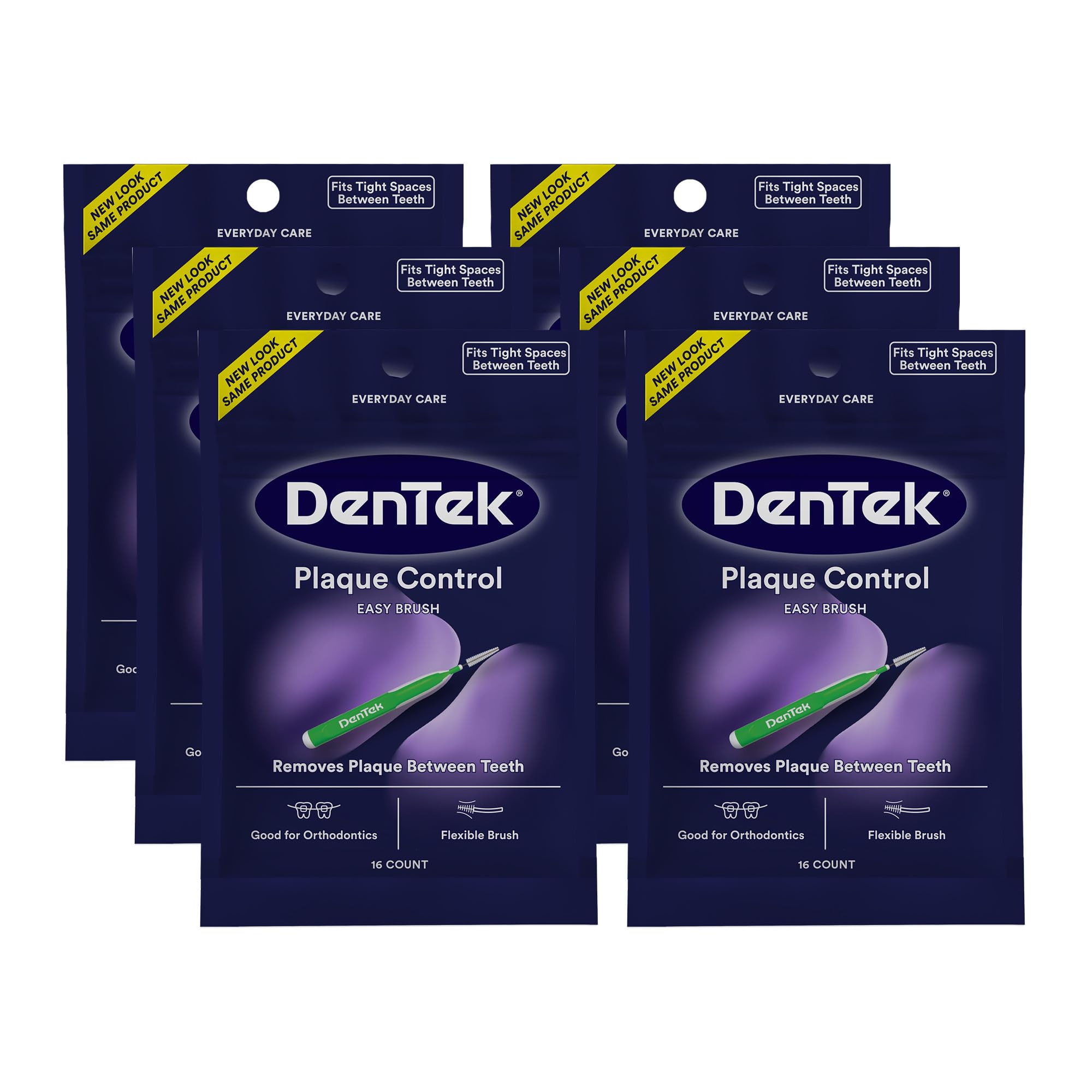 DenTek Easy Brush Interdental Cleaner Tight close-up showing 2.0-3.0 mm taper
