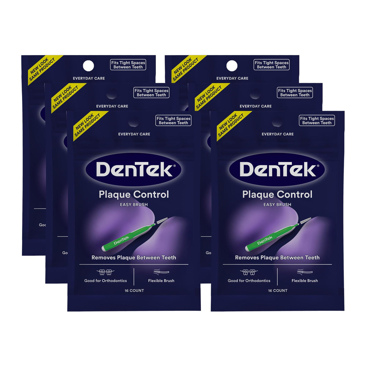 DenTek Easy Brush Interdental Cleaner Tight close-up showing 2.0-3.0 mm taper