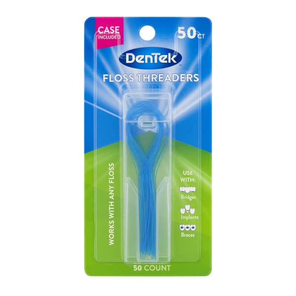 DenTek Floss Threaders 50 ea Pack of 2 product packaging viewed
