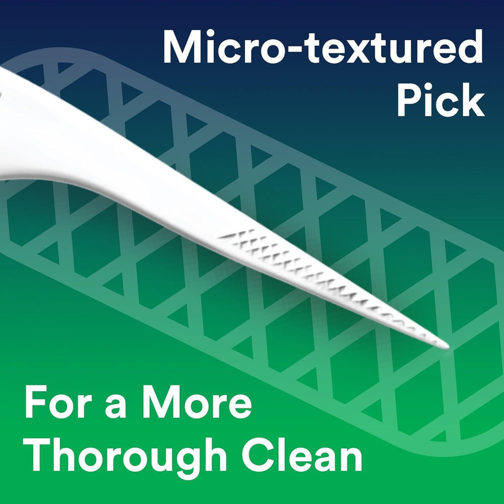 Pack display of 12 packs of DenTek Triple Clean Advanced Clean Floss Picks (90-count each)