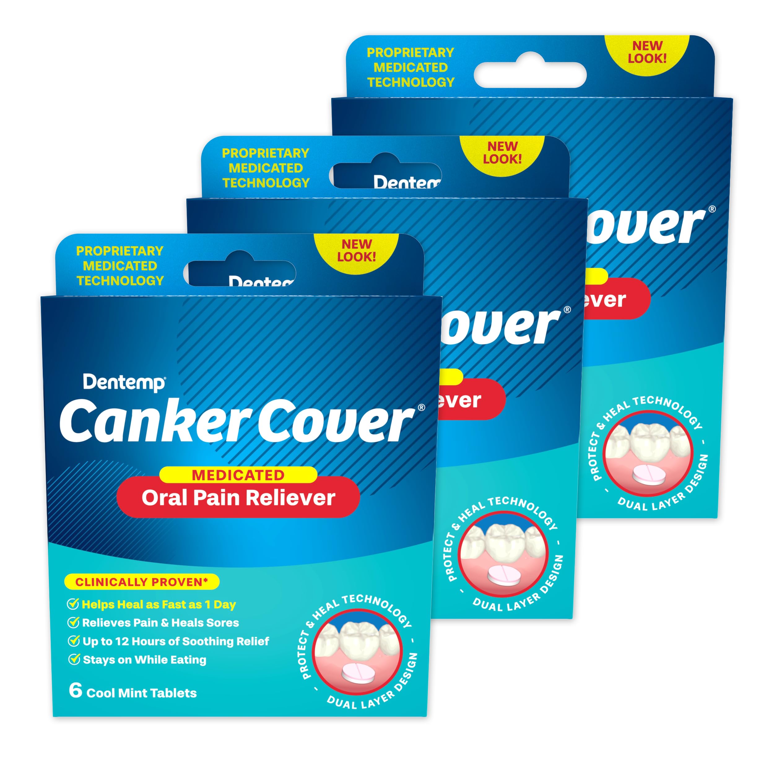 Dentemp Canker Cover 3-pack front view