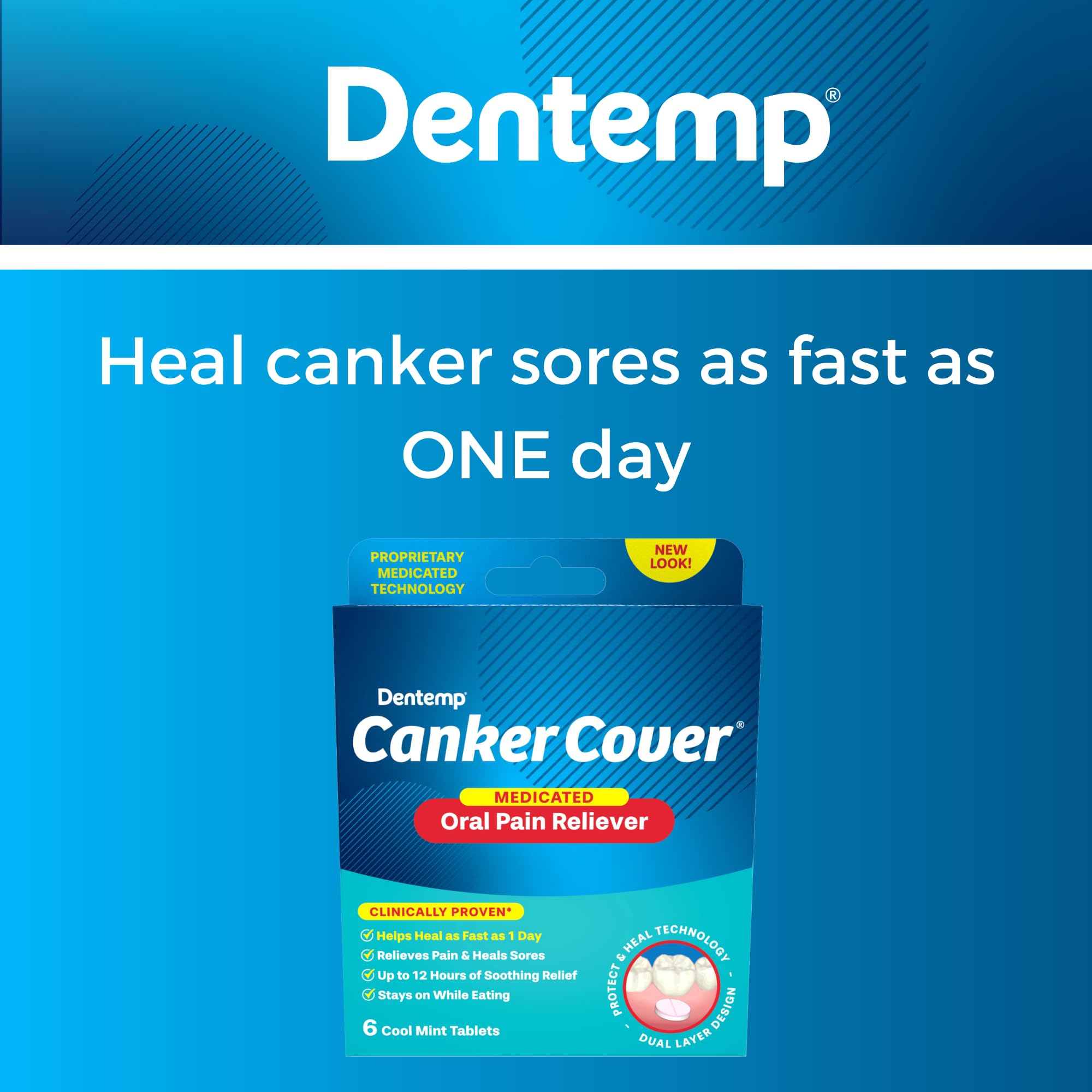 Dentemp canker sore treatment for adults