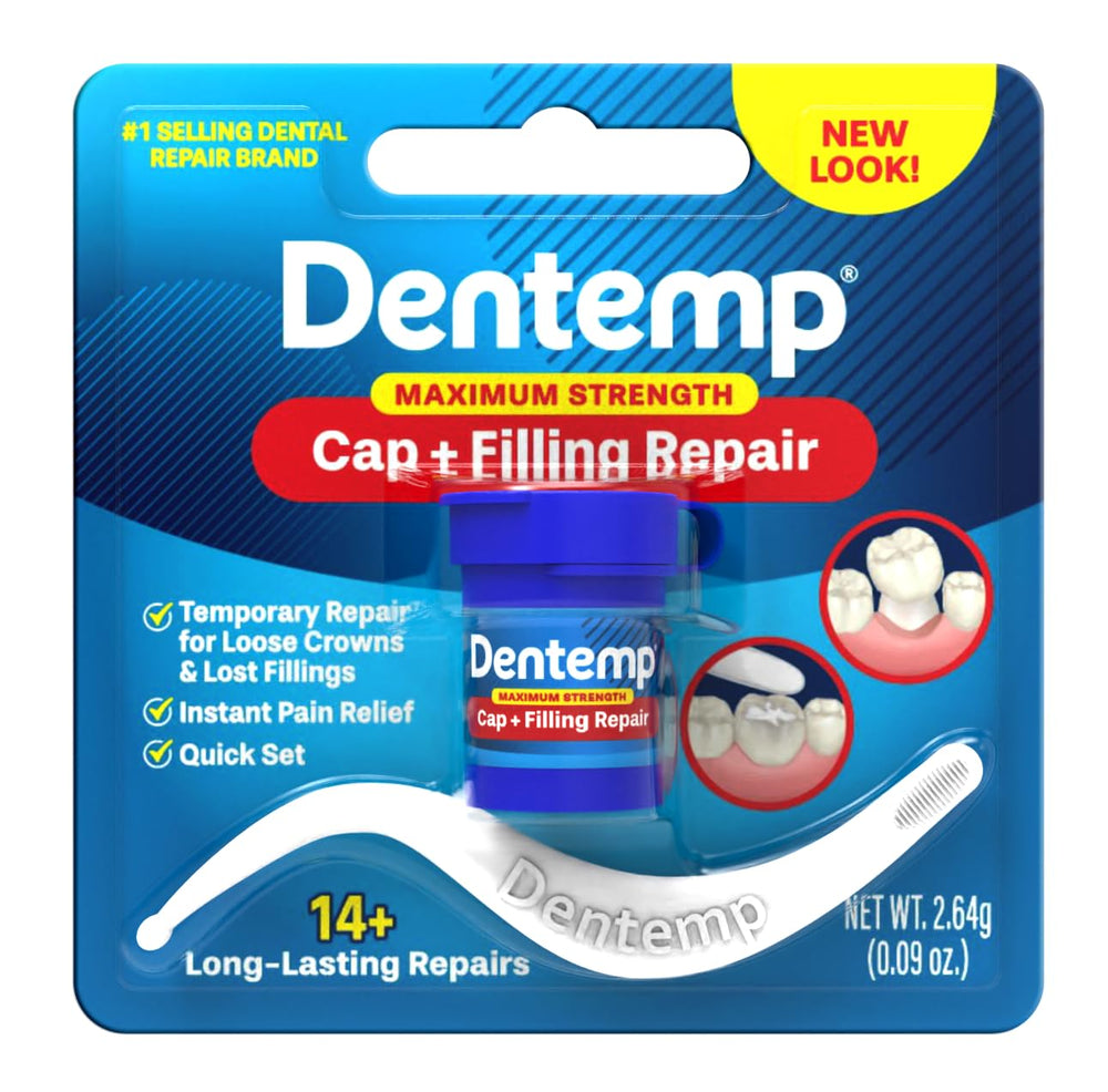 Box and packaging of Dentemp Loose Cap and Lost Filling Repair